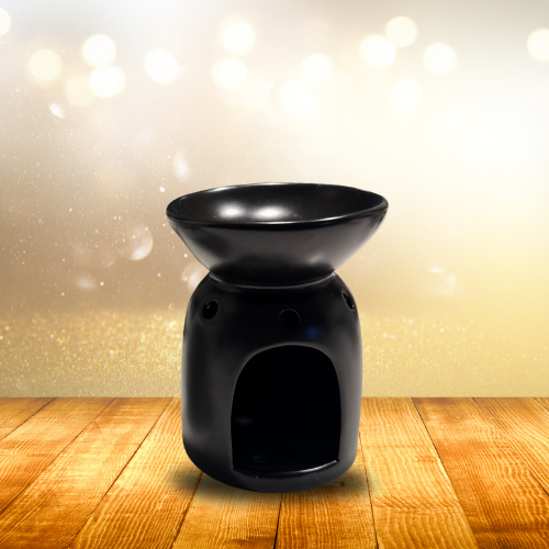 Large Black Wax Warmer